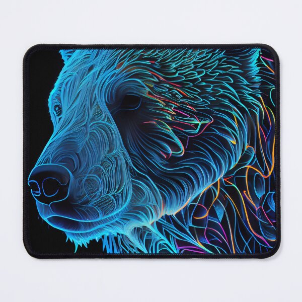 Item preview, Electric Arctic Wildlife - Polar Bear designed and sold by mcmtdesigns.