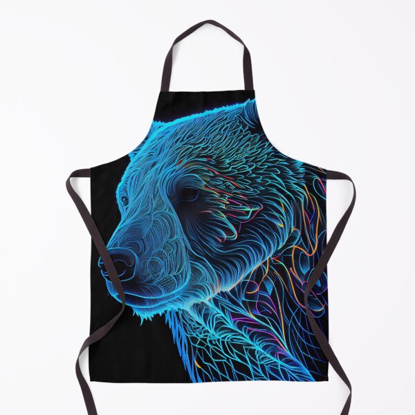 Item preview, Electric Arctic Wildlife - Polar Bear designed and sold by mcmtdesigns.