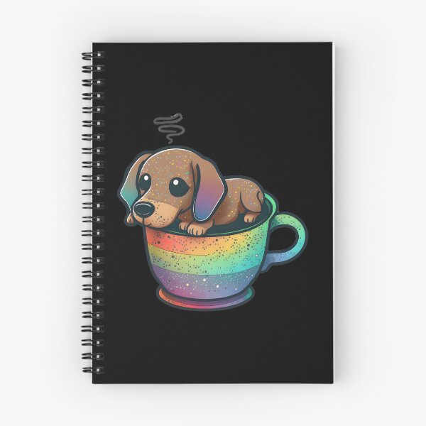 Aperçu de l'œuvre Teckel mignon et café créée et vendue par chamlogic.