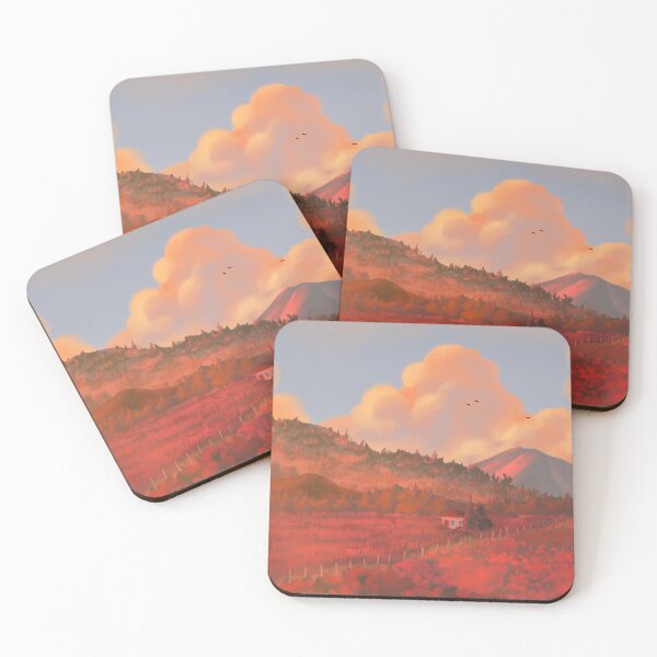 Item preview, these fields under the orange hues designed and sold by mienar.