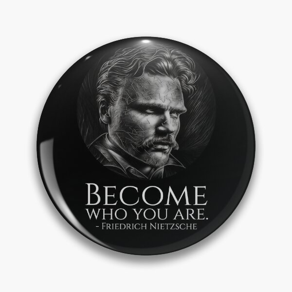 Item preview, Friedrich Nietzsche Quote - Become Who You Are - Philosophy designed and sold by Styrman.