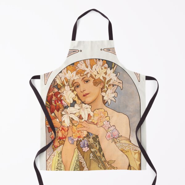 Item preview, Alfonse Mucha Art Nouveau Vintage woman illustration, Elegant Beauty - Alphonse Mucha Inspired Art designed and sold by RaspberryEM.