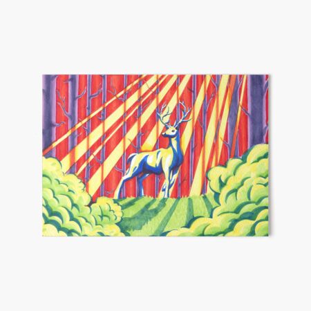 The Rainbow Forest Art Board Print