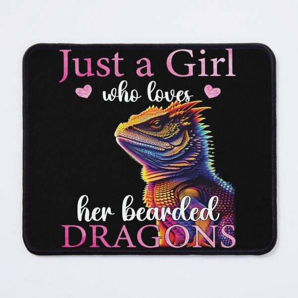 Item preview, Just a girl who loves bearded dragon Lizard Lover designed and sold by Trendy Valley .