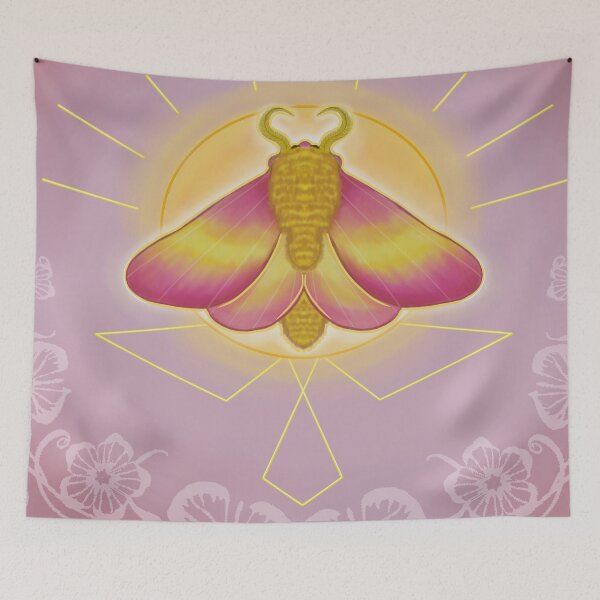Item preview, Rosy Maple Moth designed and sold by LittleFigments.