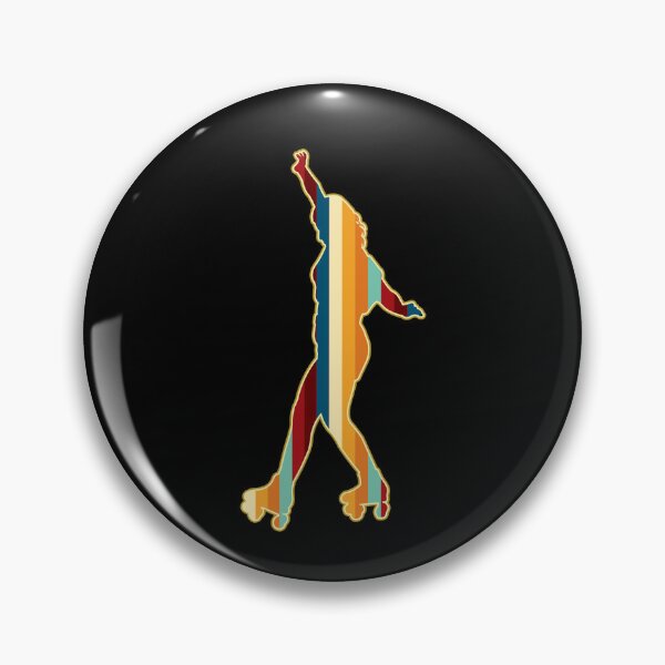 Item preview, Woman on Roller-skates in Retro Colors designed and sold by GaryDobson.
