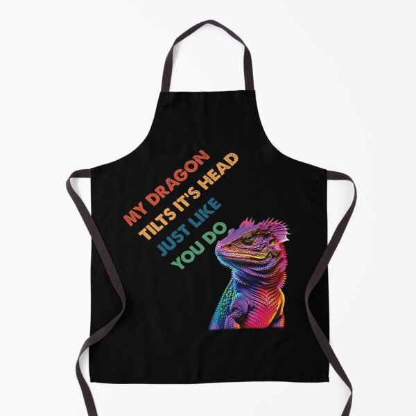 Item preview, My Dragon tilts it's head Funny Bearded Dragon Lover designed and sold by Trendy Valley .