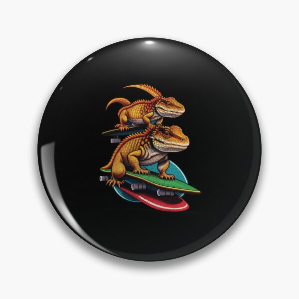 Item preview, Bearded Dragon On Skateboard Funny Cute Lizard Lover designed and sold by Trendy Valley .