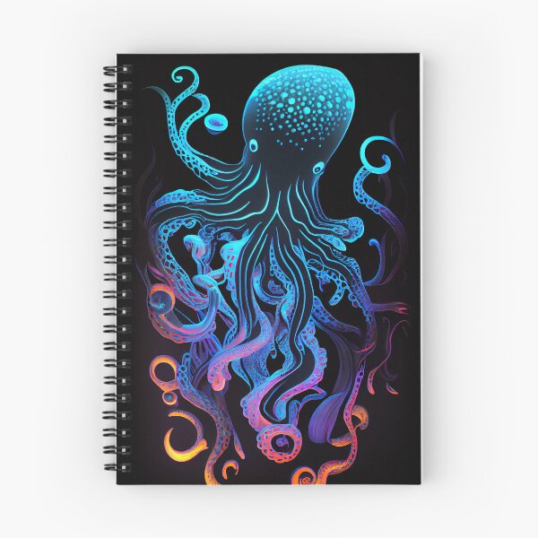 Item preview, Gleaming Deep Sea Squid - Under The Sea designed and sold by mcmtdesigns.