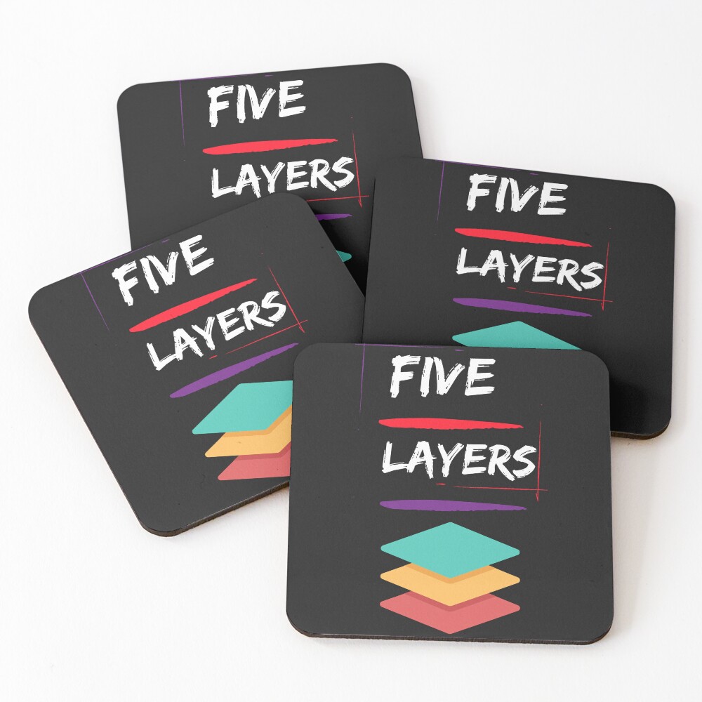 Item preview, Coasters (Set of 4) designed and sold by BOSSERY.