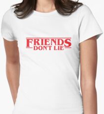 Stranger Things - Friends Don't Lie Women's Fitted T-Shirt