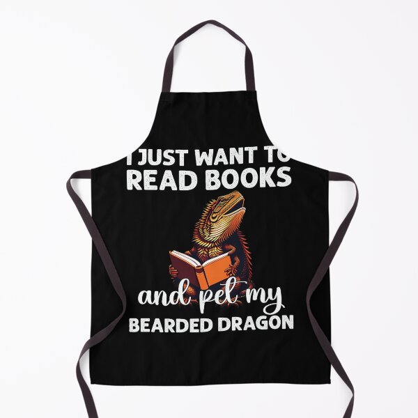 Item preview, I Just Want To Read Books And Pet My Bearded Dragon Funny designed and sold by Trendy Valley .