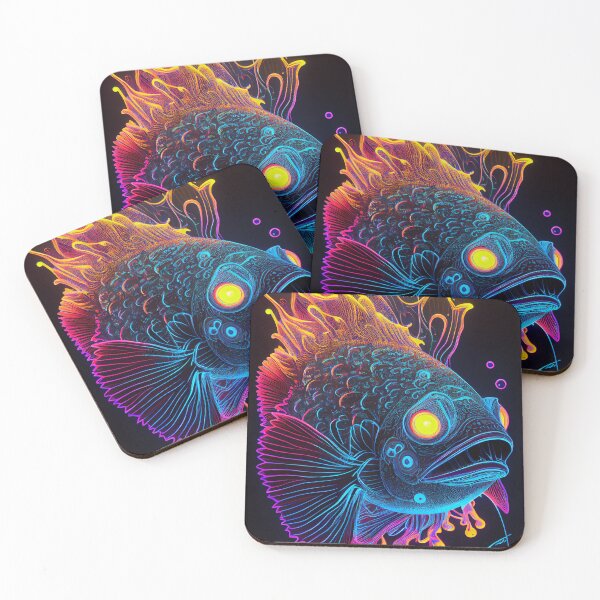 Item preview, Photograph of  Fluorescent Finned Friend Under The Sea ONLY - Not Reflective designed and sold by mcmtdesigns.