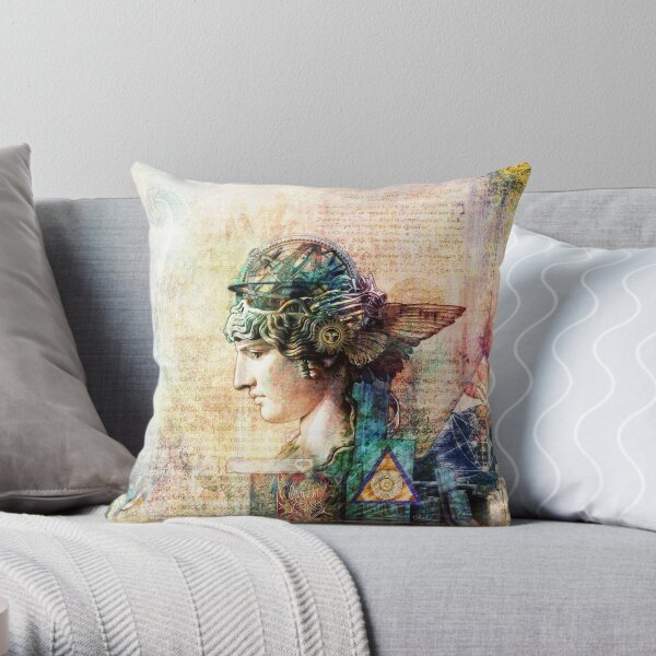 knowledge lost Throw Pillow
