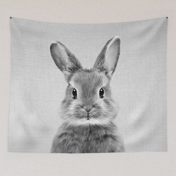 Item preview, Baby Rabbit - Black & White designed and sold by galdesign.
