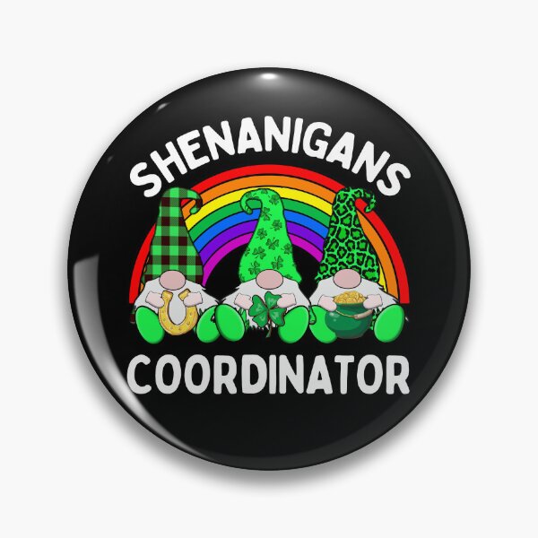 Item preview, Shenanigans Coordinator 3 Cute Irish Gnome Leprechauns Green Shamrocks  designed and sold by funnytshirtemp.