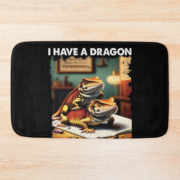 Item preview, I Have A Dragon Living In My House Funny Bearded Dragon Lover  designed and sold by Trendy Valley .
