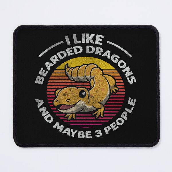 Item preview, I Like Bearded Dragons and Maybe 3 People Retro Lizard Lover designed and sold by Trendy Valley .