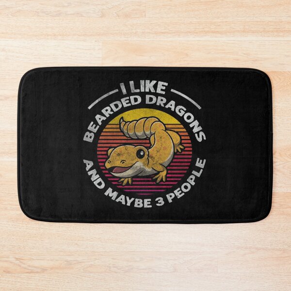 Item preview, I Like Bearded Dragons and Maybe 3 People Retro Lizard Lover designed and sold by Trendy Valley .