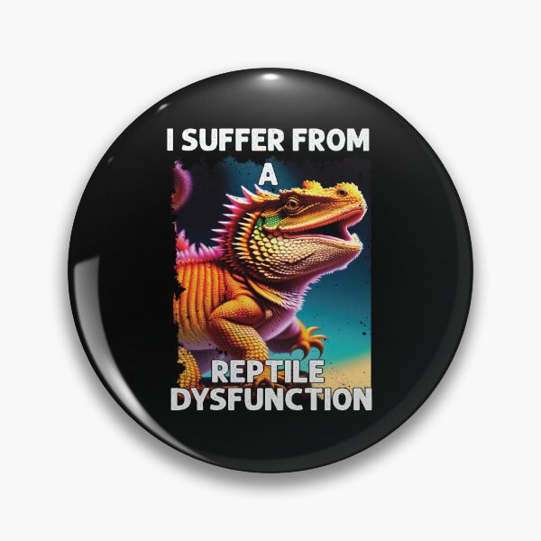 Item preview, I Suffer From A Reptile Dysfunction Funny Bearded Dragon designed and sold by Trendy Valley .