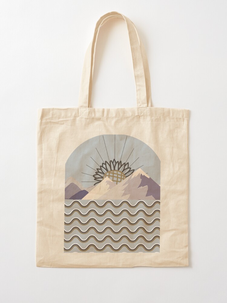 Sun sea mountain Tote Bag for Sale by fiapham