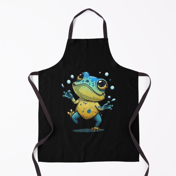 Aperçu de l'œuvre Blu Frog heureux créée et vendue par Momartsimo.