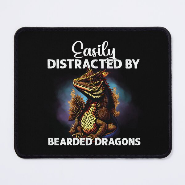 Item preview, Easily Distracted By Bearded Dragons Funny Lizard Lover designed and sold by Trendy Valley .