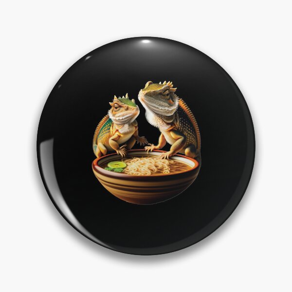 Item preview, Funny Bearded Dragon with Ramen Noodles Bowl  designed and sold by Trendy Valley .