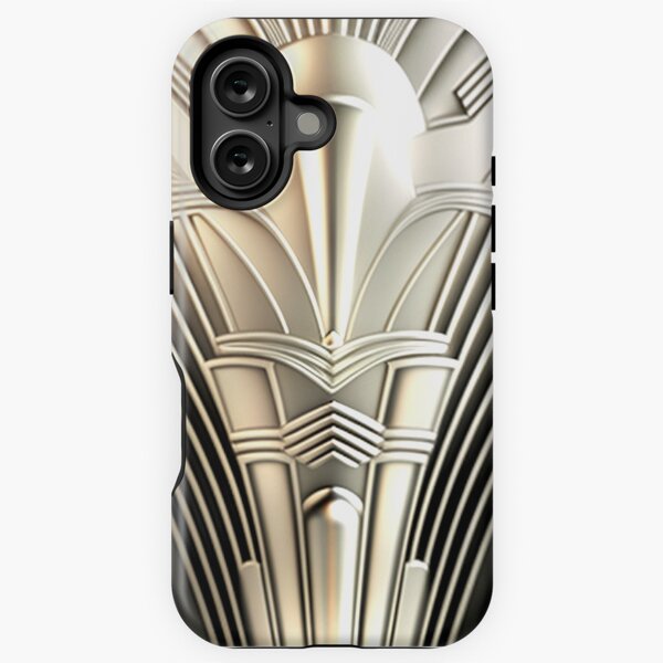Item preview, ALL CHROME - Art Deco - PATTERN - Chrome  designed and sold by CleverCulture.
