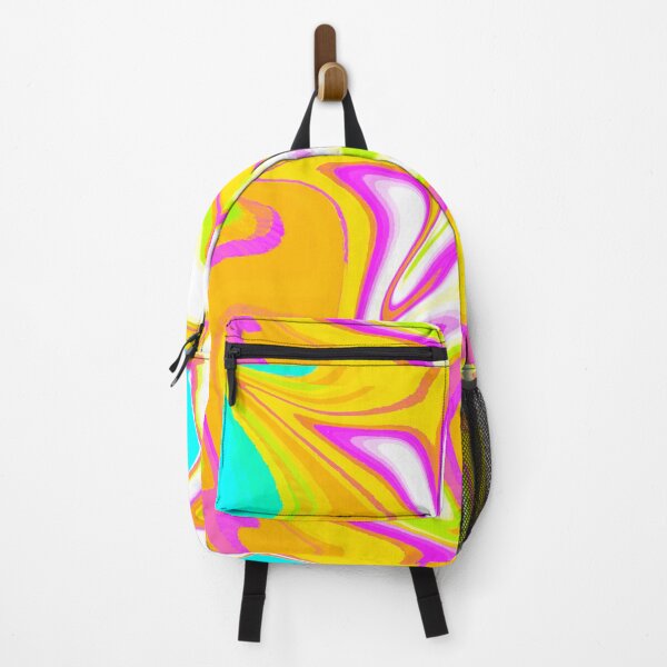 Item preview, Modern Swirl Abstract Pattern Neon Tones, Neon Green, Orange, Neon Yellow, Neon Blue, White, Red and Hot Pink Design designed and sold by theprintedclub.