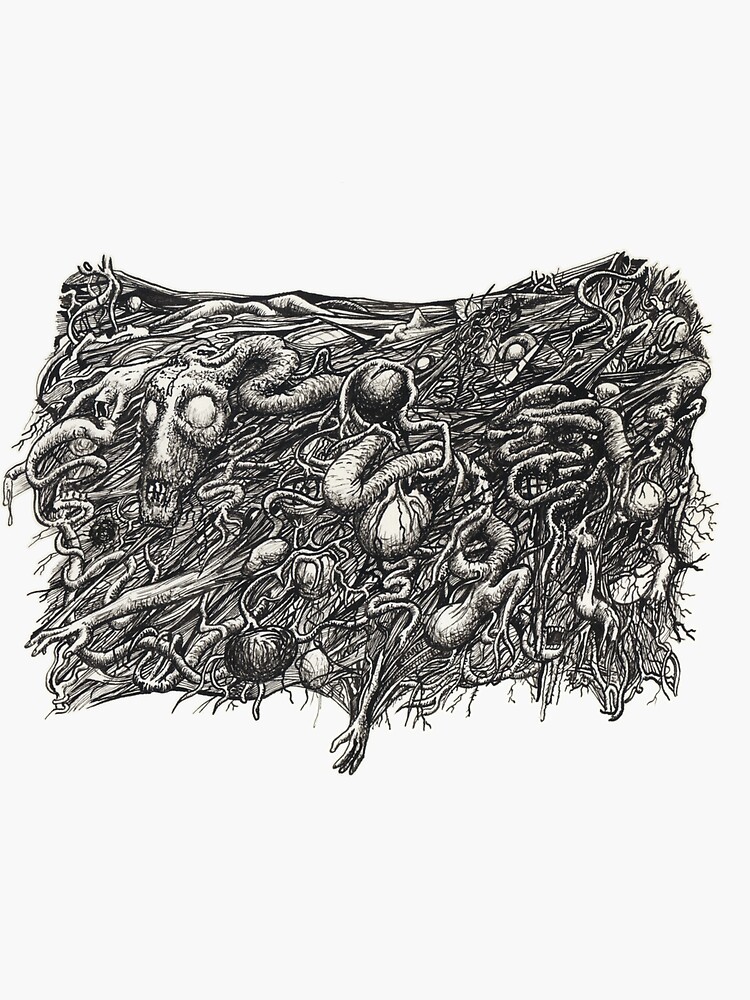 Grotesque floating aberration number 1 by backbrain