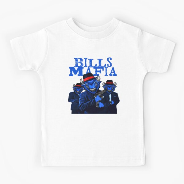 Kid's Little Mister Mafia Tee | Buffalo Tee | Buffalo Bills Tee 5T / Gray