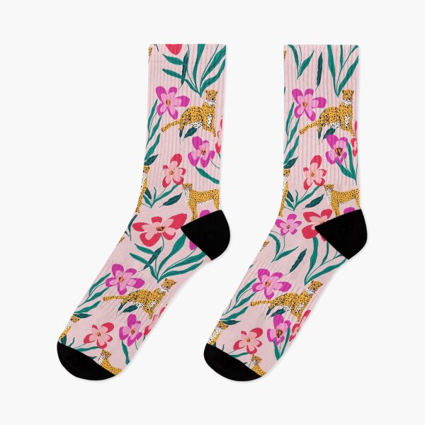 Item preview, Modern abstract cheetah with orchids blooms designed and sold by AKart19.