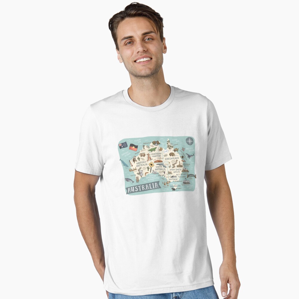 Vista previa del artículo con la obra «Camiseta esencial», diseñado y vendido por thosepencils.