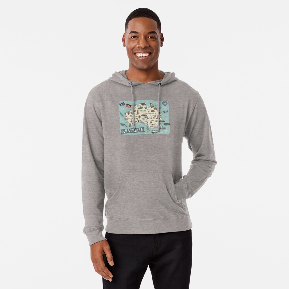 Vista previa del artículo con la obra «Sudadera ligera con capucha», diseñado y vendido por thosepencils.