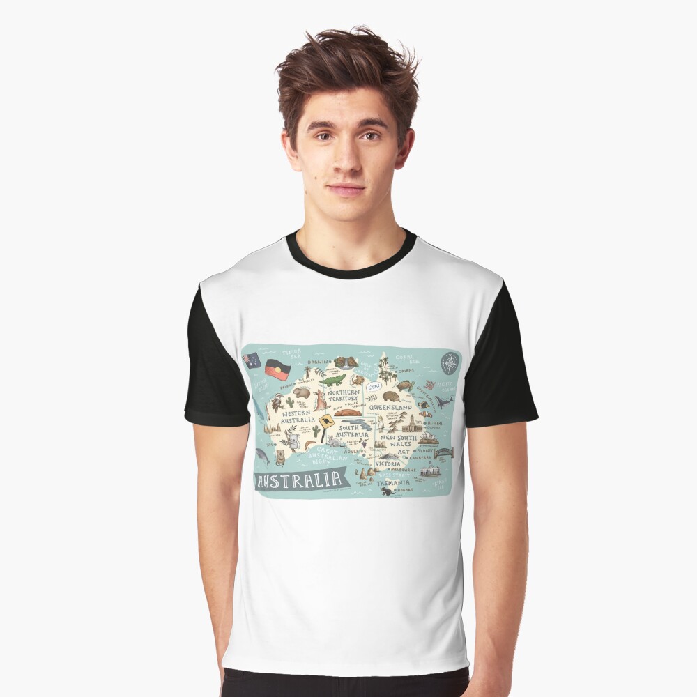 Vista previa del artículo con la obra «Camiseta gráfica», diseñado y vendido por thosepencils.