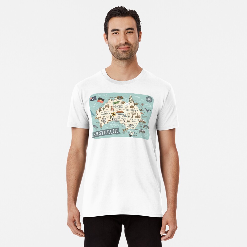 Vista previa del artículo con la obra «Camiseta premium», diseñado y vendido por thosepencils.