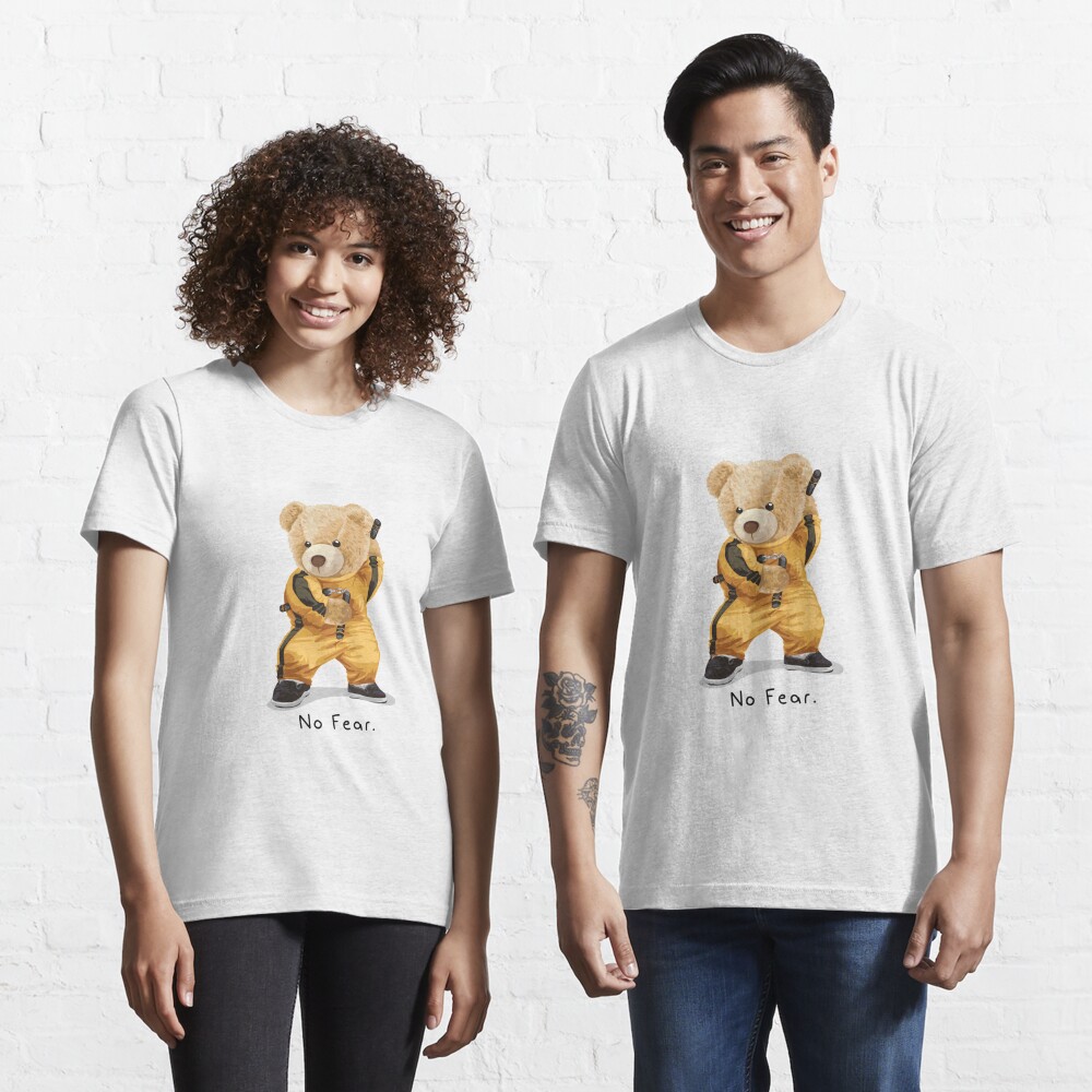 White Broken Hearted Teddy Bear T-shirt – Irrelevant Thoughts