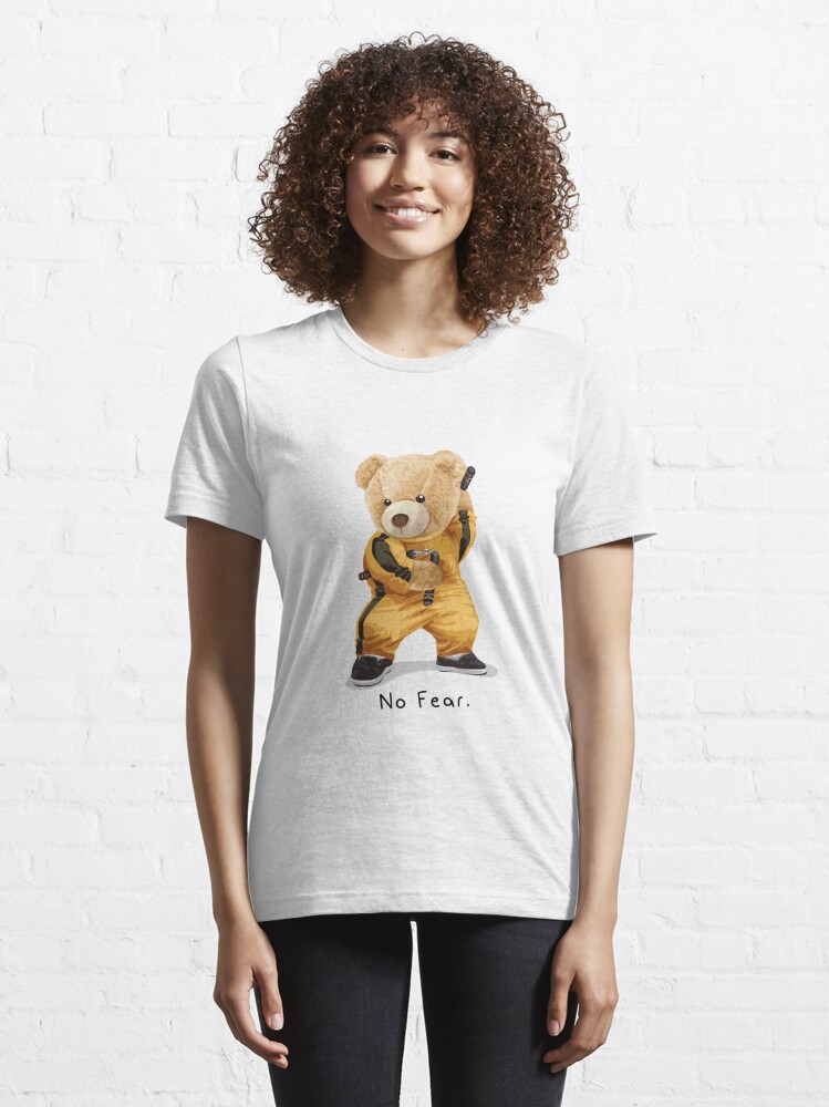 White Broken Hearted Teddy Bear T-shirt – Irrelevant Thoughts