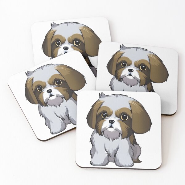 Item preview, Cute Shih Tzu Puppy, cartoon drawing, Ai Generated Art  designed and sold by ACC .