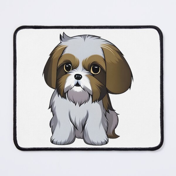Item preview, Cute Shih Tzu Puppy, cartoon drawing, Ai Generated Art designed and sold by ACC .