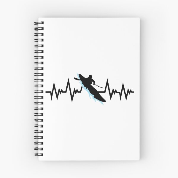 Item preview, Whitewater Kayaking, Kayking, Whitewater Kayaking Pulse Heartbeat designed and sold by claudiasartwork.