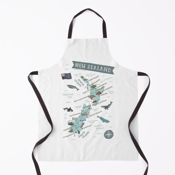 Item preview, Map of New Zealand designed and sold by Those Pencil Shavings.