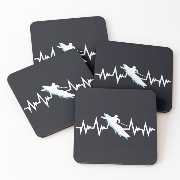 Item preview, Whitewater Kayaking, Kayking, Whitewater Kayaking Pulse Heartbeat designed and sold by claudiasartwork.