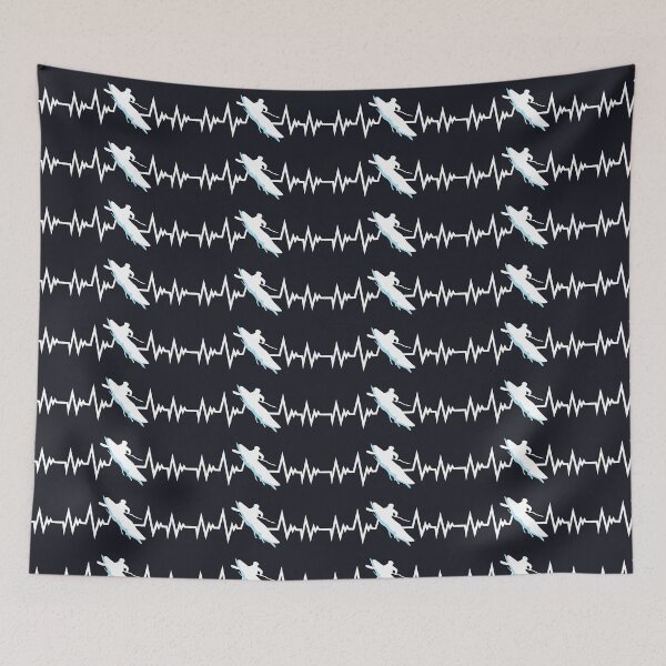 Item preview, Whitewater Kayaking, Kayking, Whitewater Kayaking Pulse Heartbeat designed and sold by claudiasartwork.