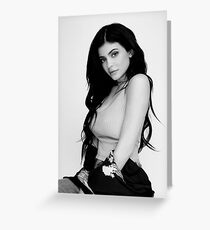Kylie Jenner Greeting Card
