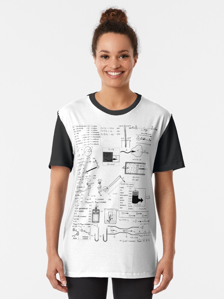 Alternate view of General Physics #General #Physics #GeneralPhysics Graphic T-Shirt