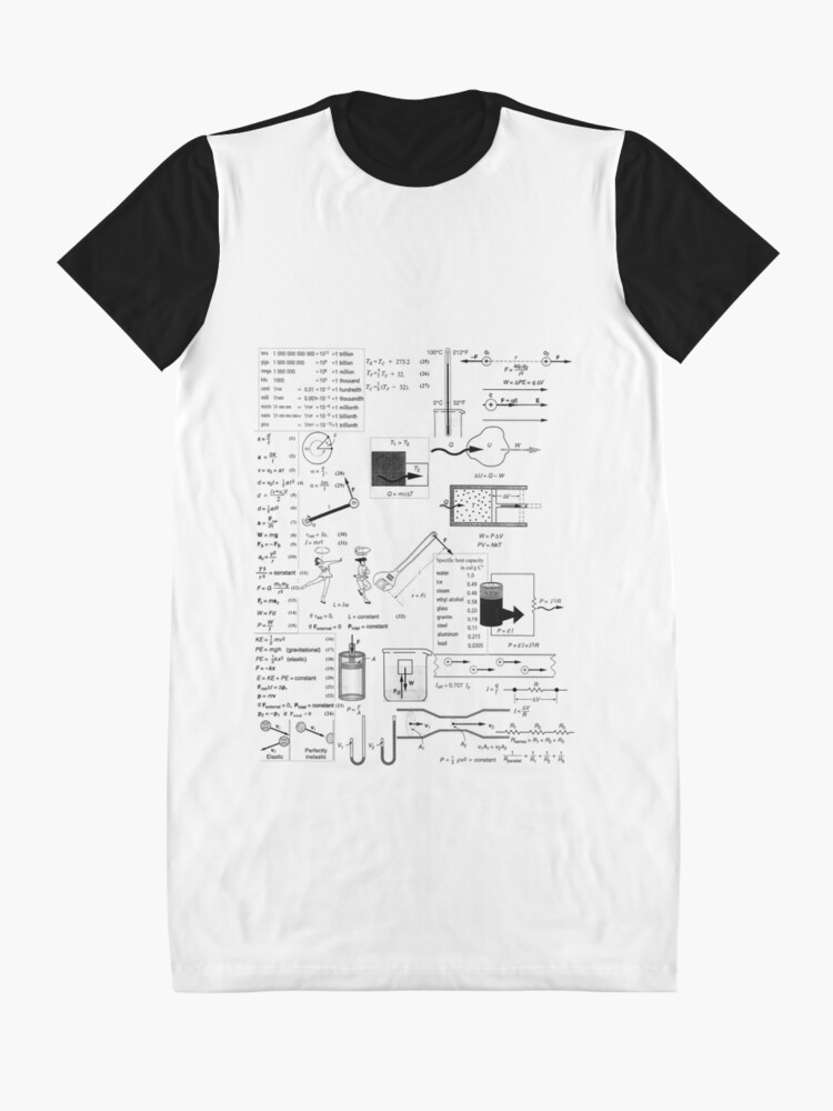 Alternate view of General Physics #General #Physics #GeneralPhysics Graphic T-Shirt Dress