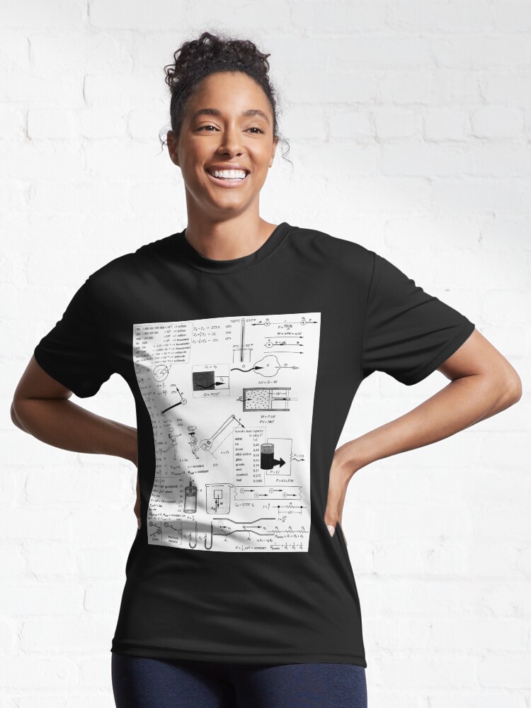 Alternate view of General Physics #General #Physics #GeneralPhysics Active T-Shirt
