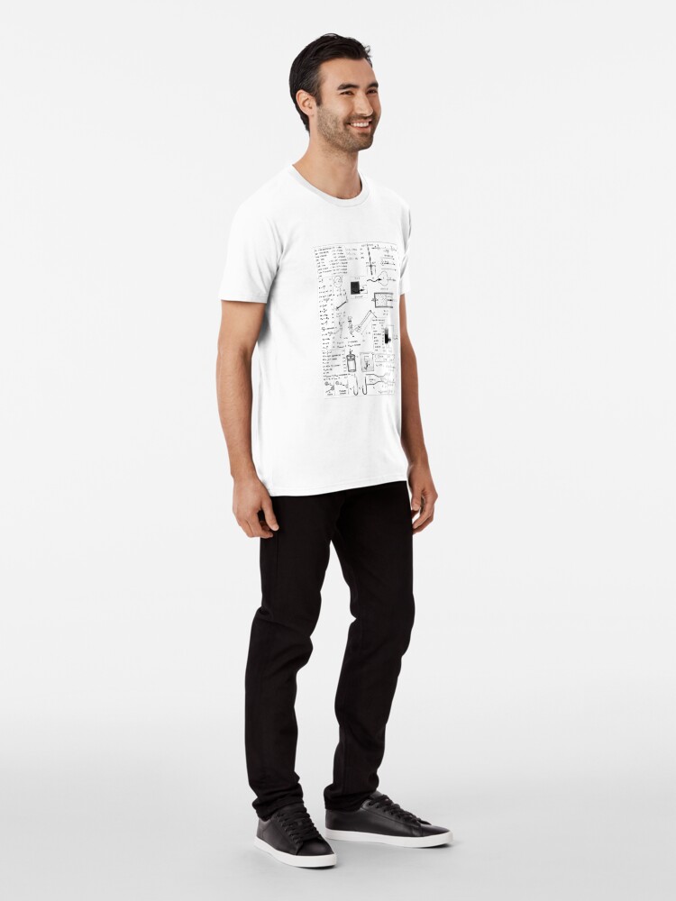 Alternate view of General Physics #General #Physics #GeneralPhysics Premium T-Shirt